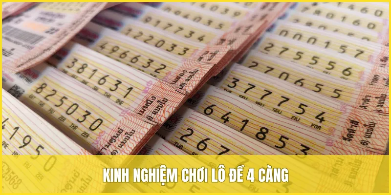 Chia sẻ kinh nghiệm chơi lô đề 4 càng hay từ chuyên gia